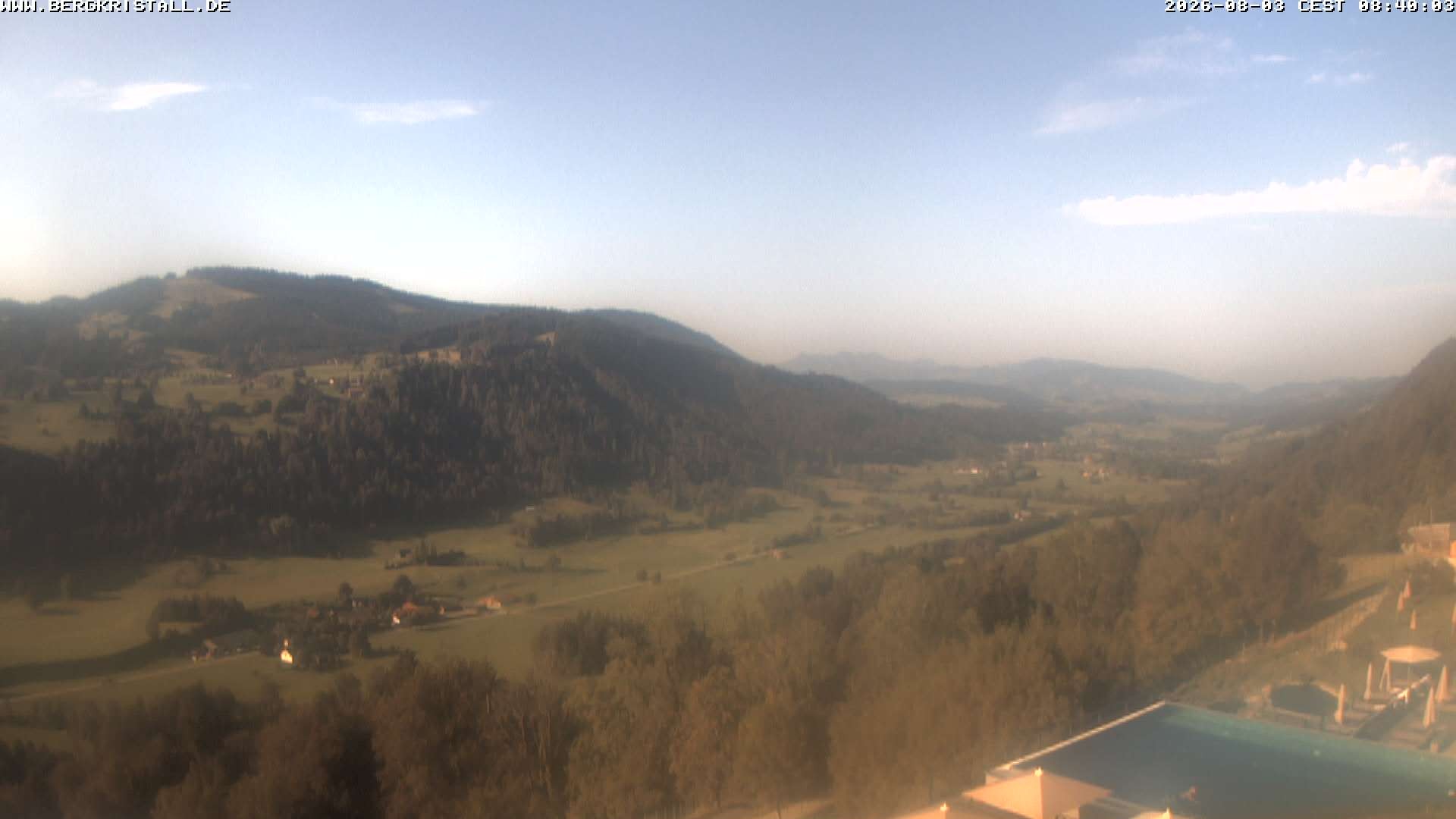 Archived image Webcam View of Hotel Bergkristall