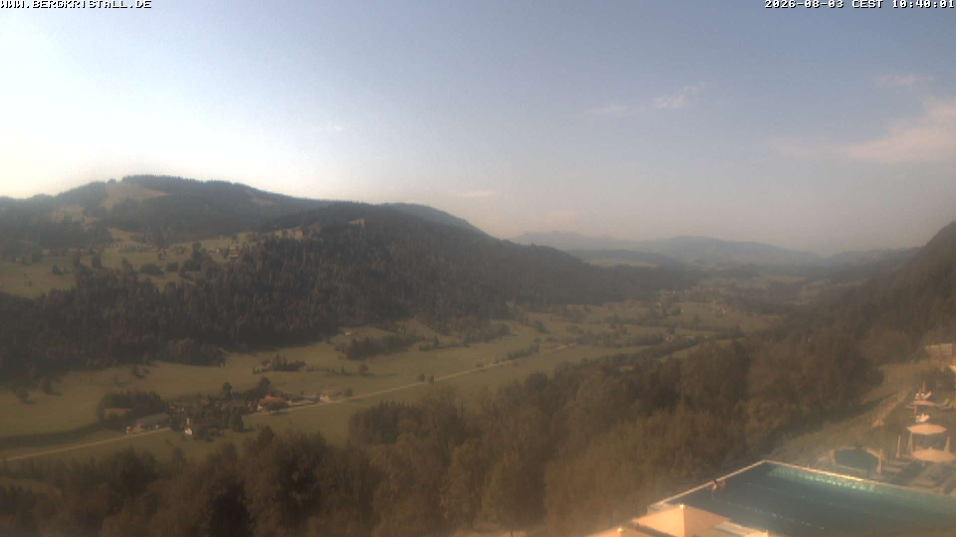 Archived image Webcam View of Hotel Bergkristall