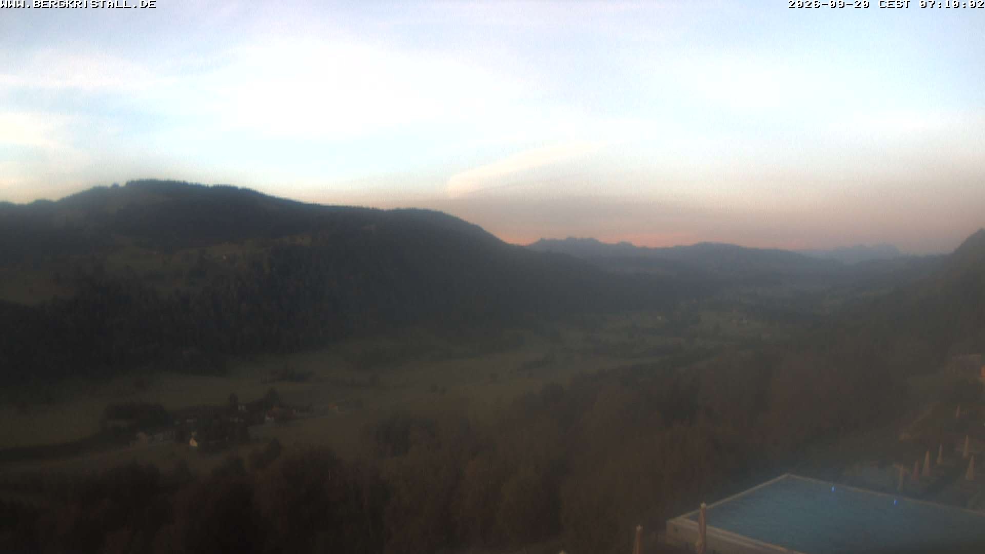 Archived image Webcam View of Hotel Bergkristall
