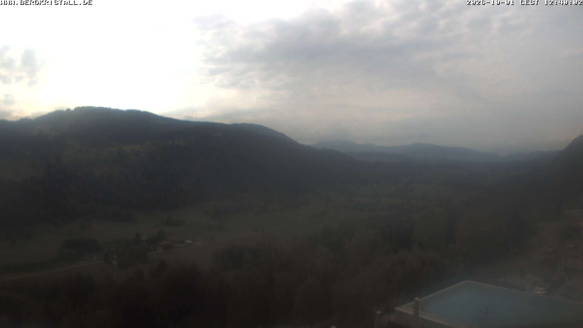 Archived image Webcam View of Hotel Bergkristall