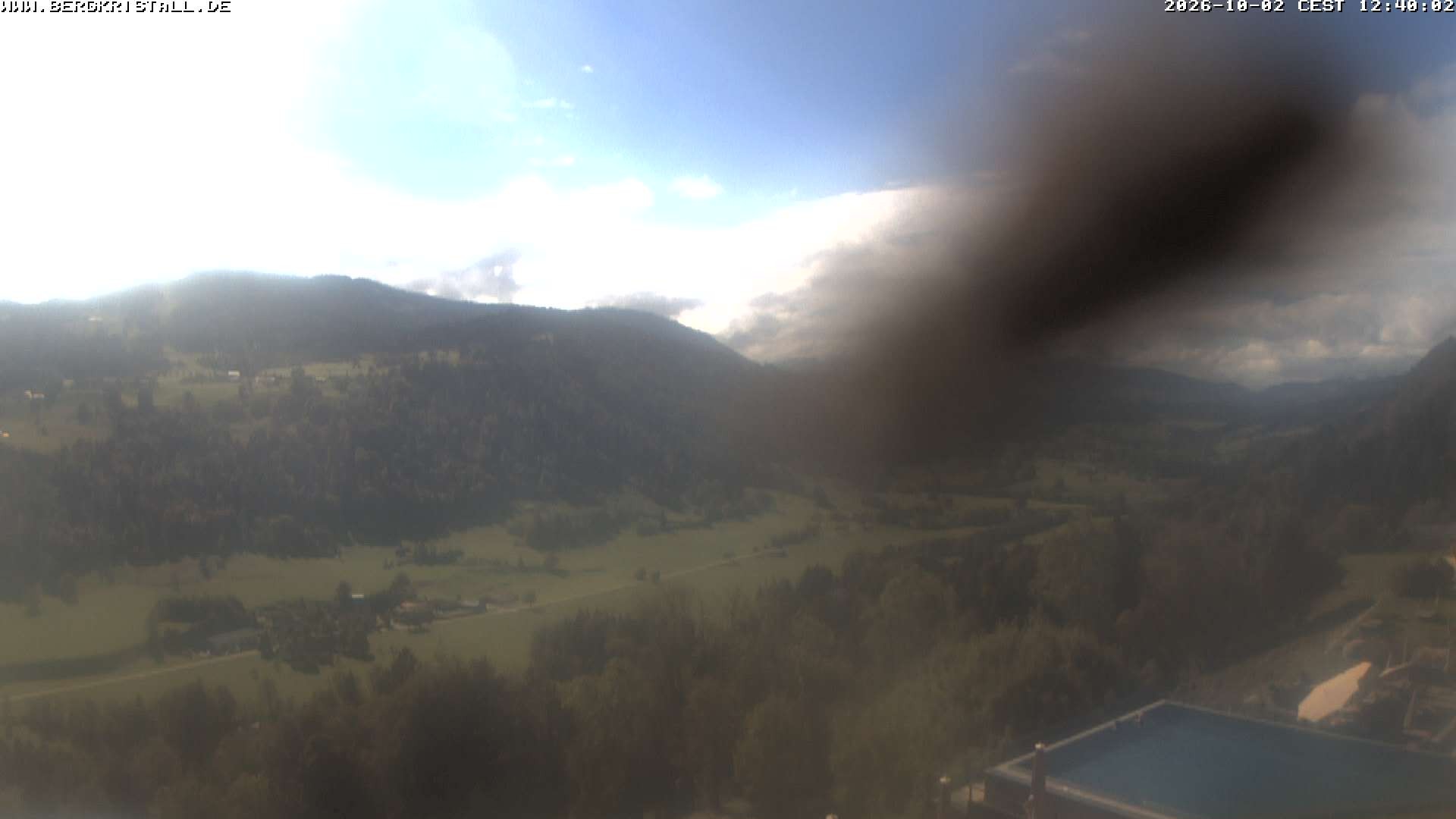 Archived image Webcam View of Hotel Bergkristall
