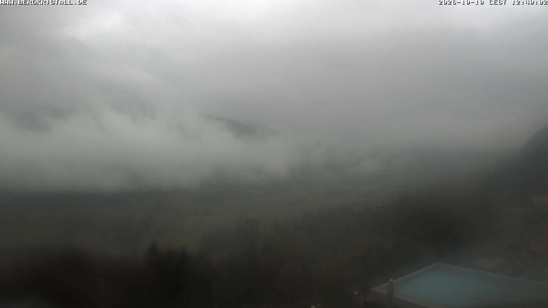 Archiv Foto Webcam Blick vom Hotel Bergkristall in Oberstaufen
