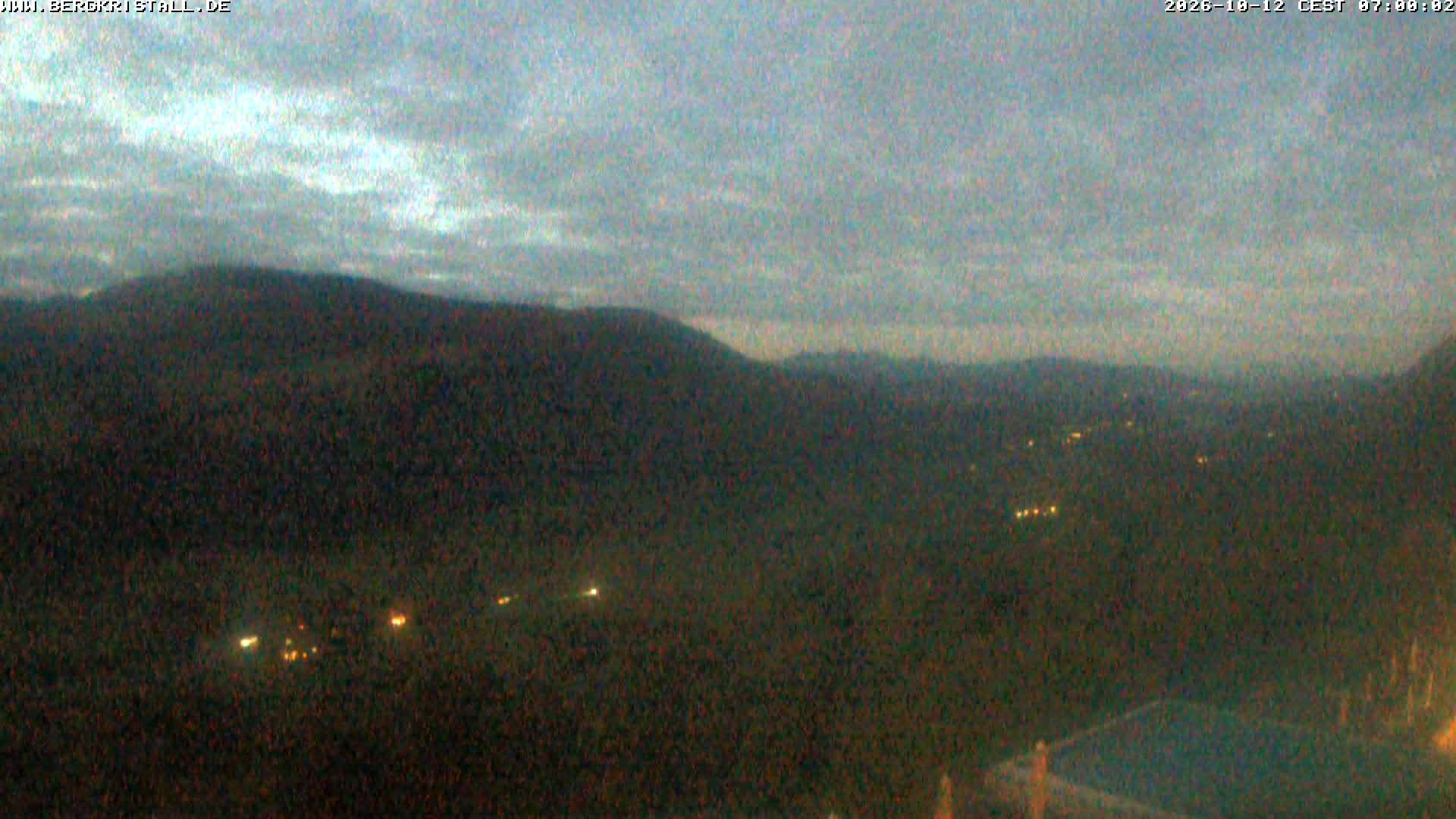 Archiv Foto Webcam Blick vom Hotel Bergkristall in Oberstaufen