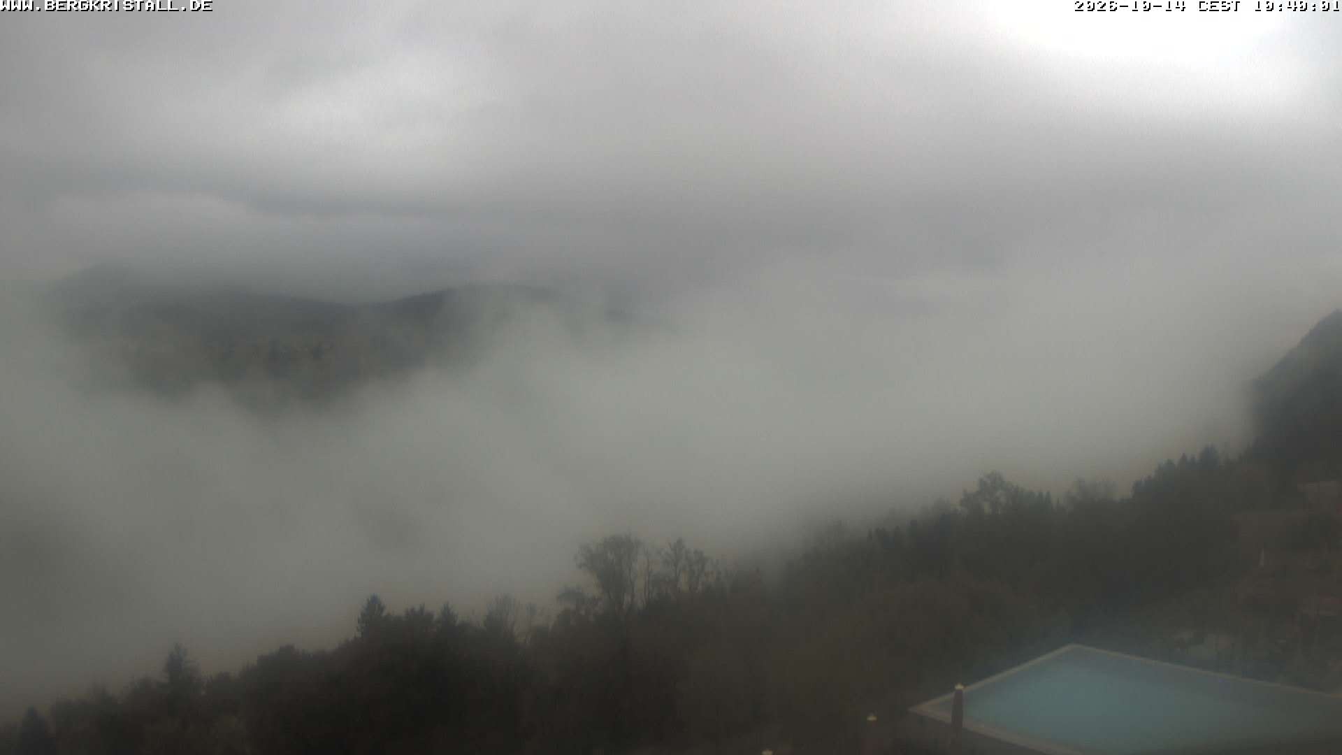 Archiv Foto Webcam Blick vom Hotel Bergkristall in Oberstaufen