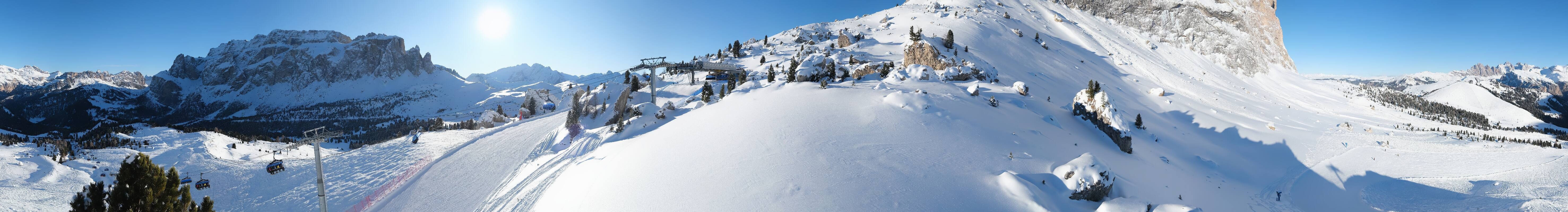 Archived image Webcam Panorama Val Gardena: Citta dei Sassi