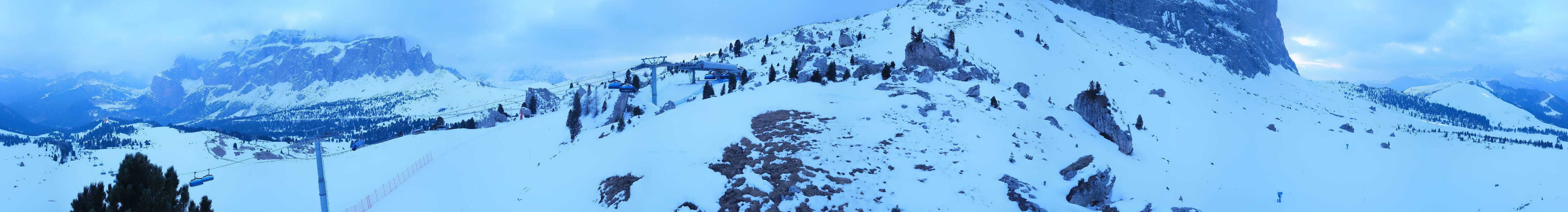 Archived image Webcam Panorama Val Gardena: Citta dei Sassi