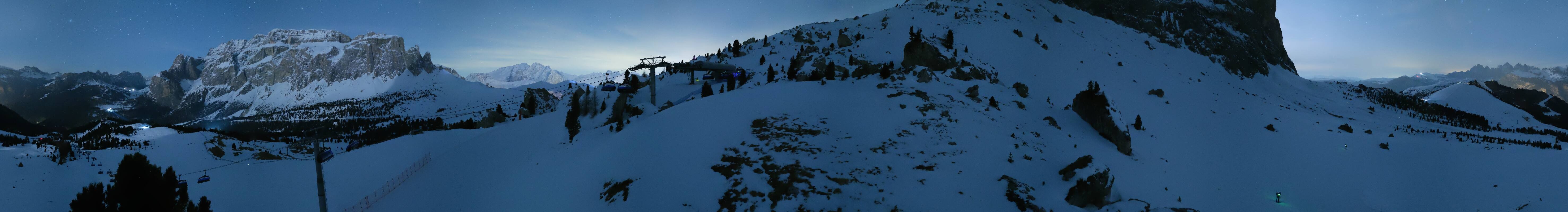 Archived image Webcam Panorama Val Gardena: Citta dei Sassi