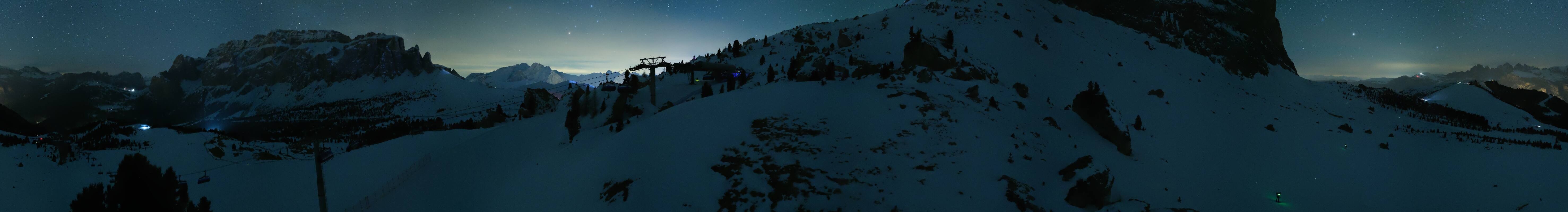 Archived image Webcam Panorama Val Gardena: Citta dei Sassi