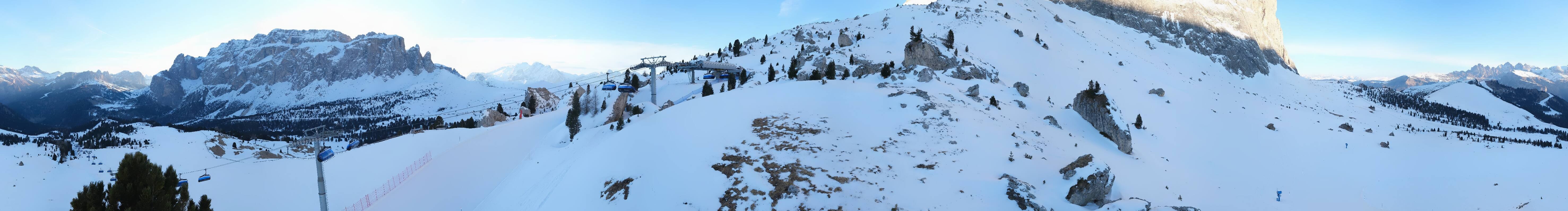 Archived image Webcam Panorama Val Gardena: Citta dei Sassi