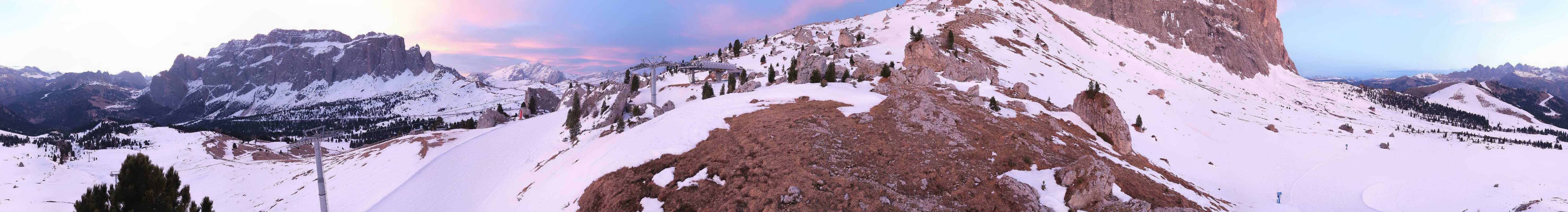 Archived image Webcam Panorama Val Gardena: Citta dei Sassi