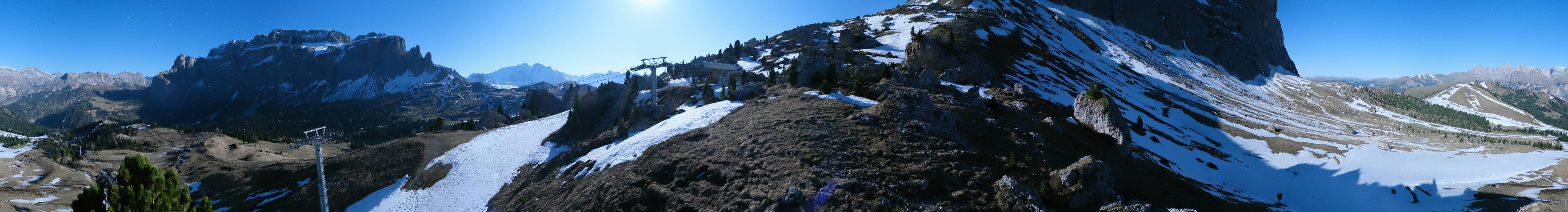 Archived image Webcam Panorama Val Gardena: Citta dei Sassi