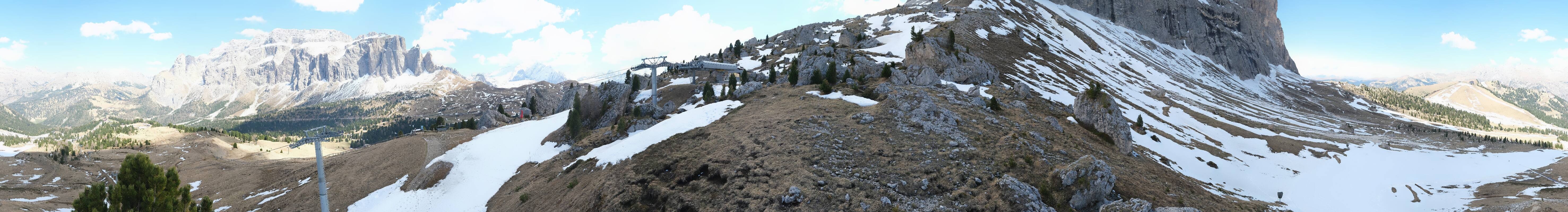Archived image Webcam Panorama Val Gardena: Citta dei Sassi