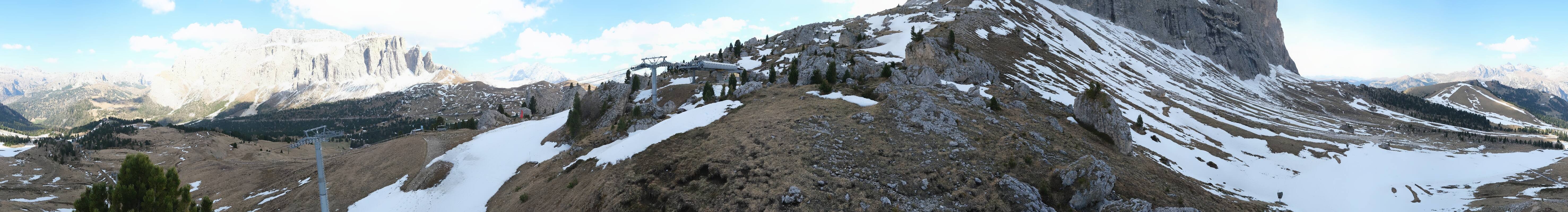 Archived image Webcam Panorama Val Gardena: Citta dei Sassi