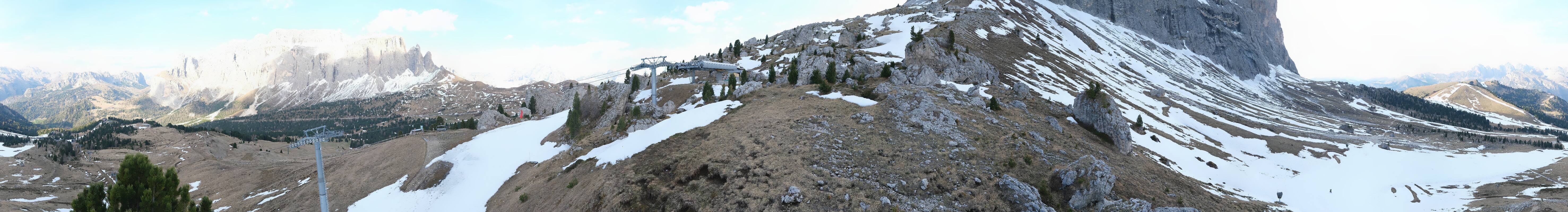 Archived image Webcam Panorama Val Gardena: Citta dei Sassi