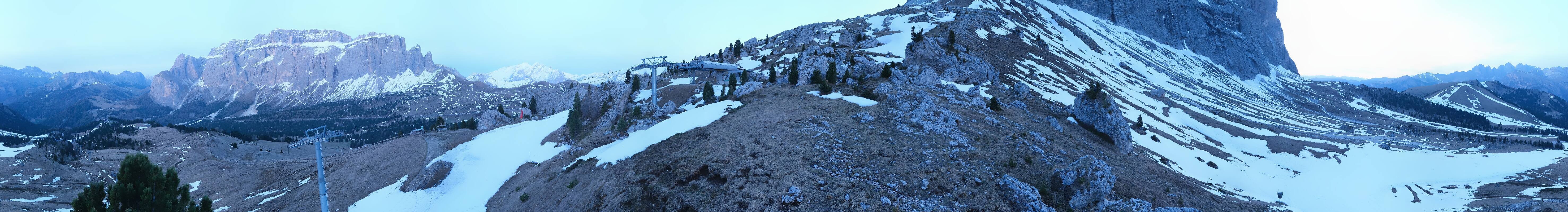 Archived image Webcam Panorama Val Gardena: Citta dei Sassi