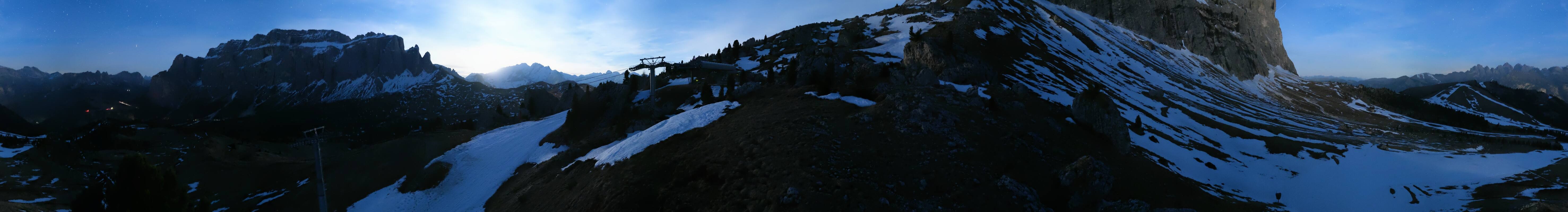 Archived image Webcam Panorama Val Gardena: Citta dei Sassi