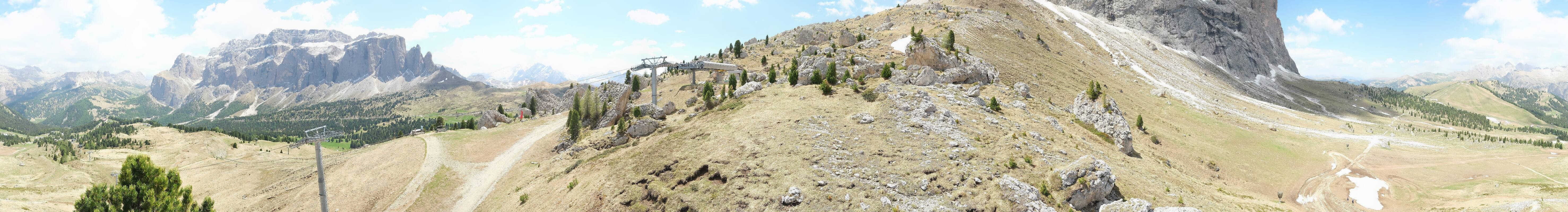 Archiv Foto Webcam Bergstation Citta dei Sassi, Val Gardena