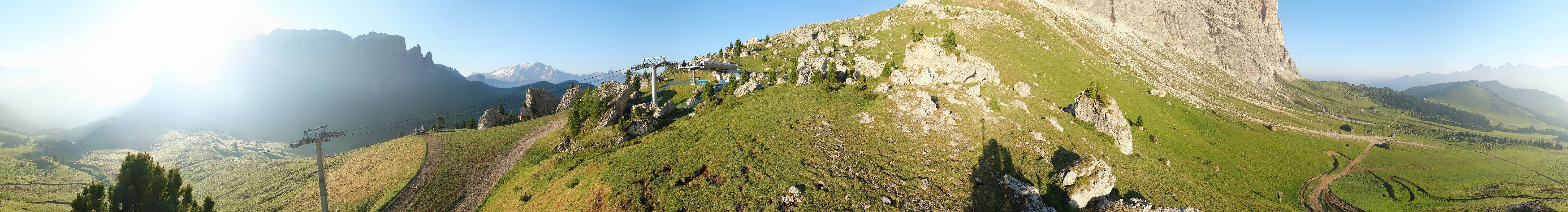 Archived image Webcam Panorama Val Gardena: Citta dei Sassi