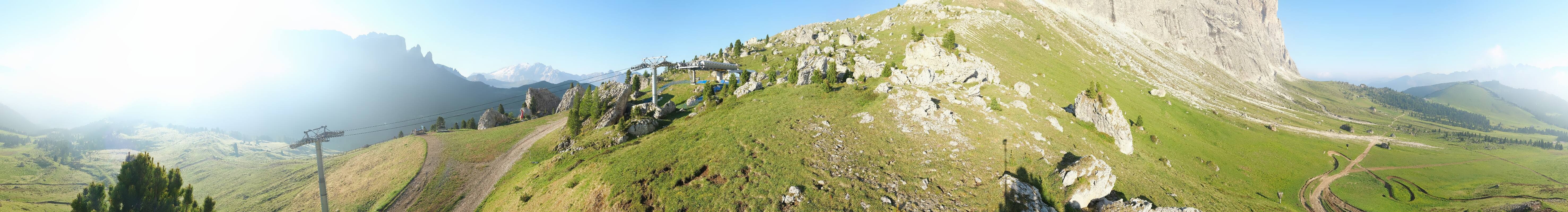 Archived image Webcam Panorama Val Gardena: Citta dei Sassi