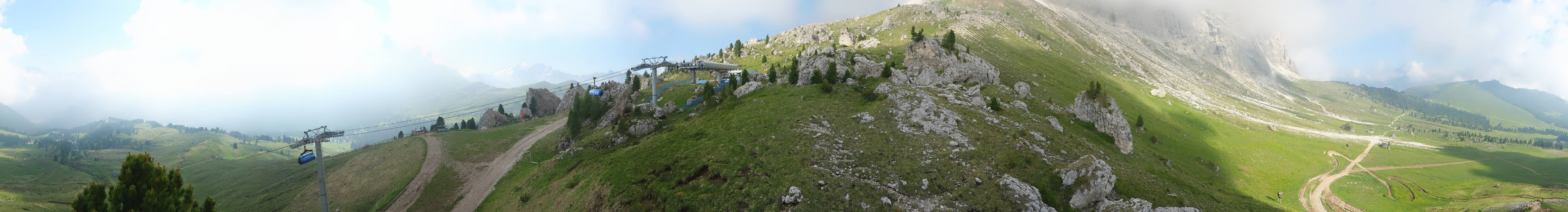 Archived image Webcam Panorama Val Gardena: Citta dei Sassi