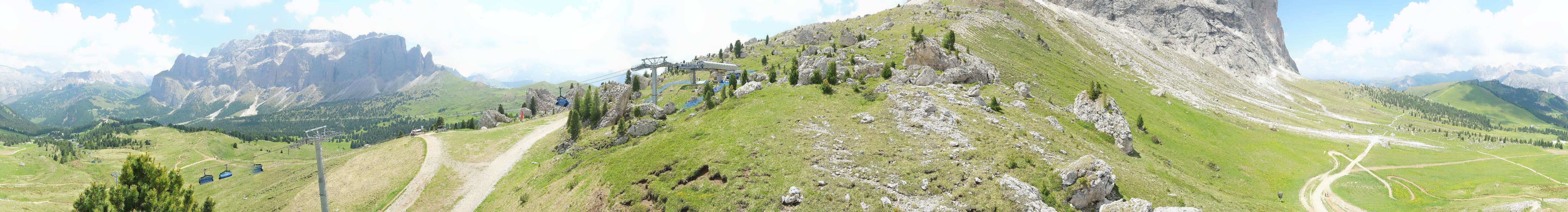 Archived image Webcam Panorama Val Gardena: Citta dei Sassi