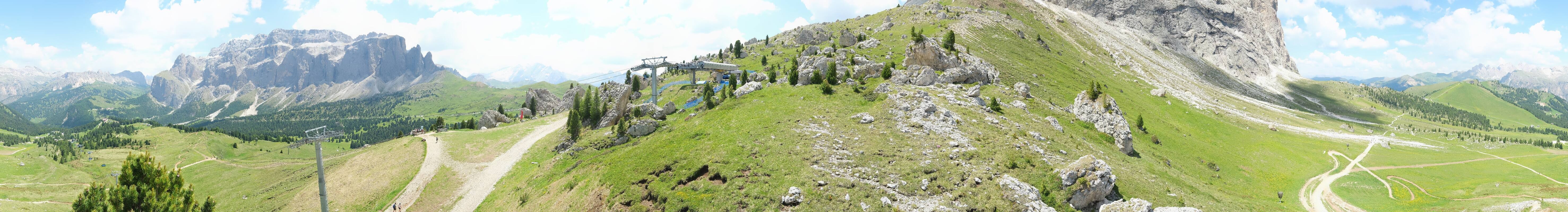 Archiv Foto Webcam Bergstation Citta dei Sassi, Val Gardena