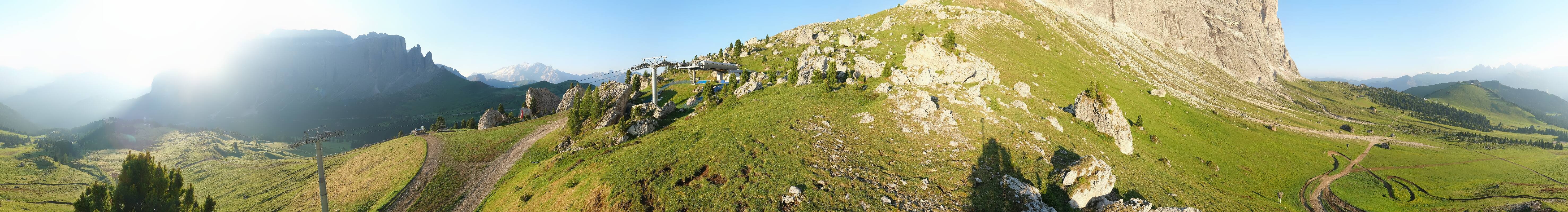 Archived image Webcam Panorama Val Gardena: Citta dei Sassi