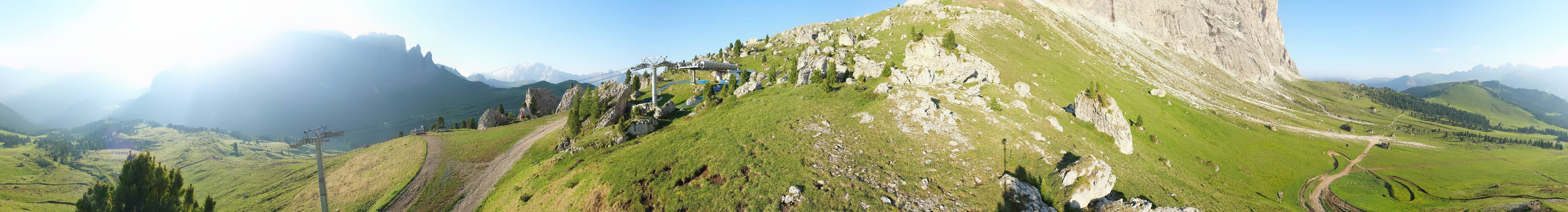 Archived image Webcam Panorama Val Gardena: Citta dei Sassi