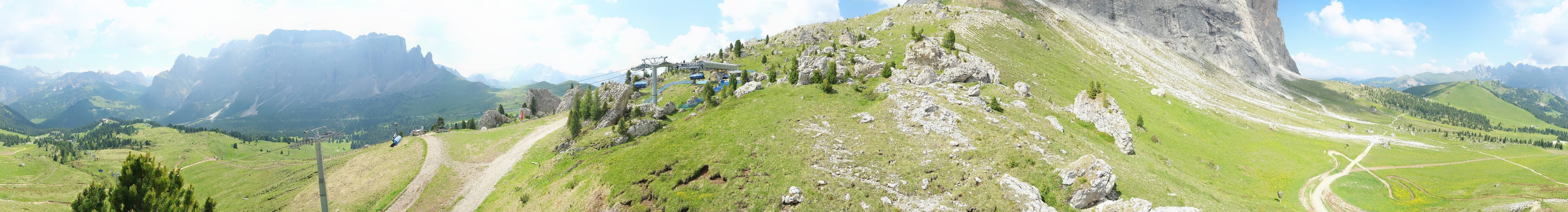 Archived image Webcam Panorama Val Gardena: Citta dei Sassi