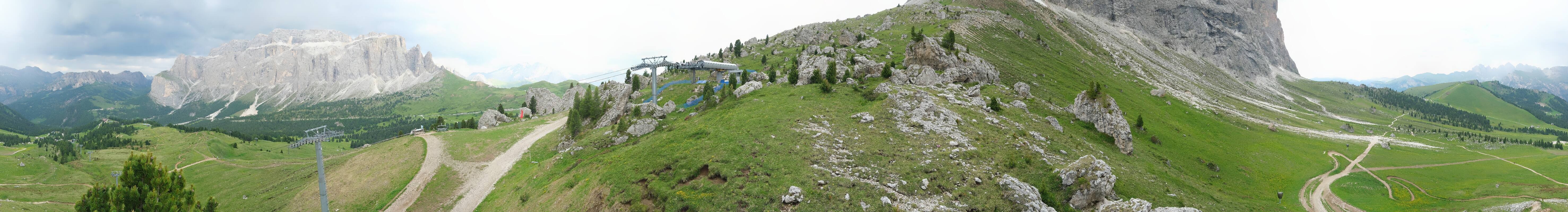 Archived image Webcam Panorama Val Gardena: Citta dei Sassi