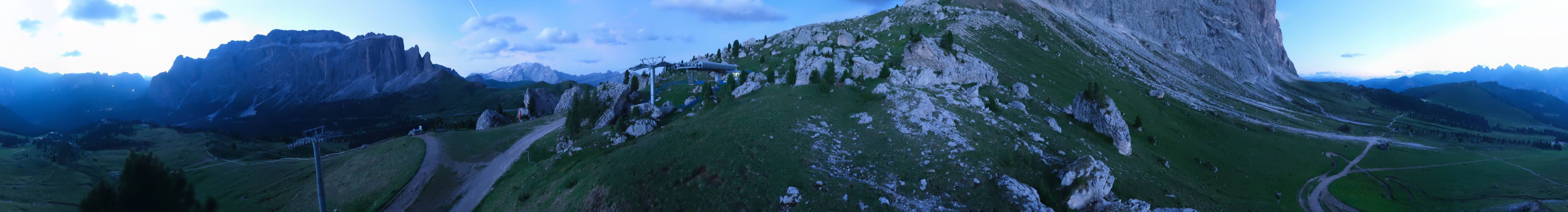 Archived image Webcam Panorama Val Gardena: Citta dei Sassi