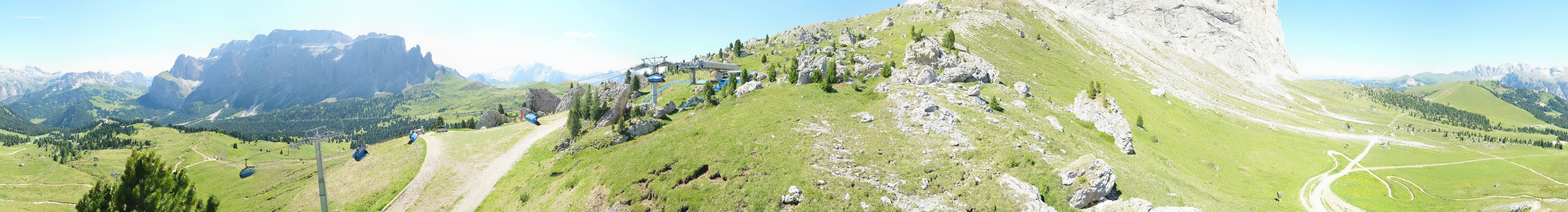 Archived image Webcam Panorama Val Gardena: Citta dei Sassi