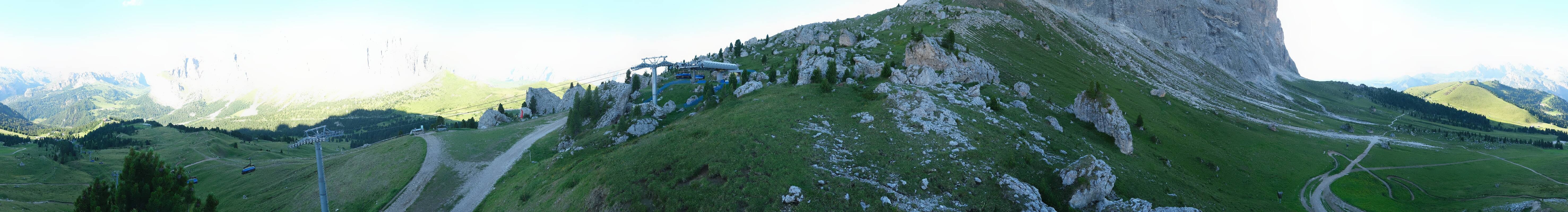 Archived image Webcam Panorama Val Gardena: Citta dei Sassi