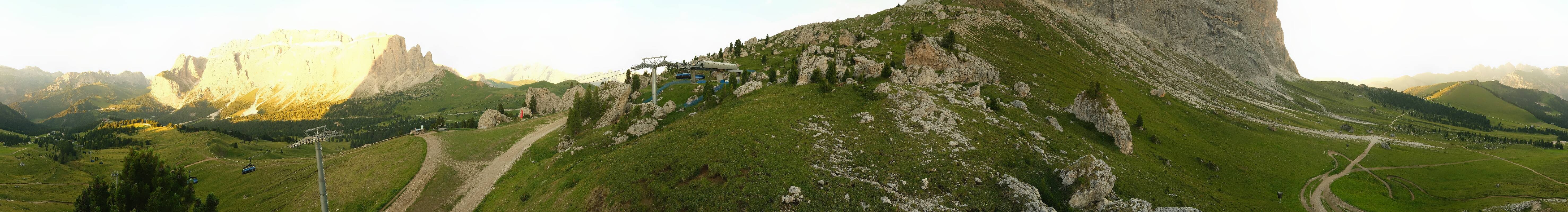 Archived image Webcam Panorama Val Gardena: Citta dei Sassi