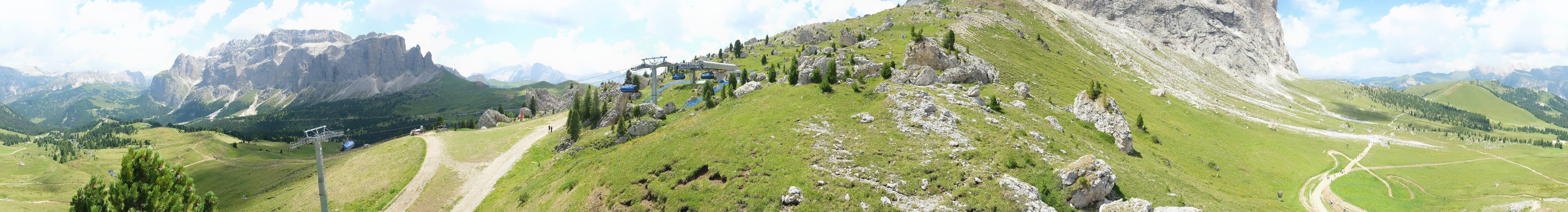 Archiv Foto Webcam Bergstation Citta dei Sassi, Val Gardena