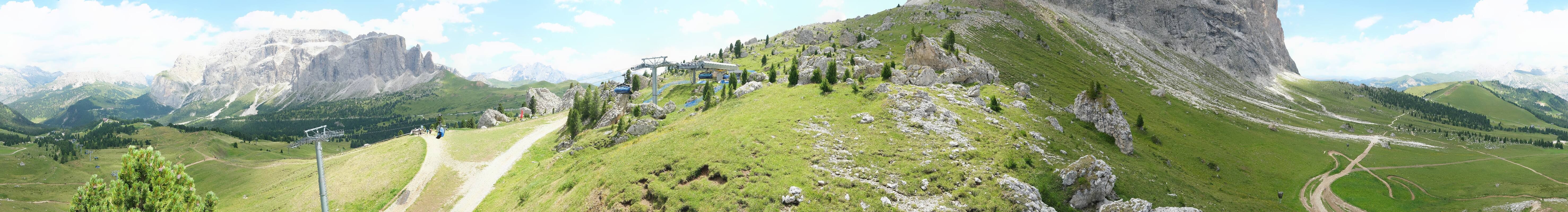 Archiv Foto Webcam Bergstation Citta dei Sassi, Val Gardena