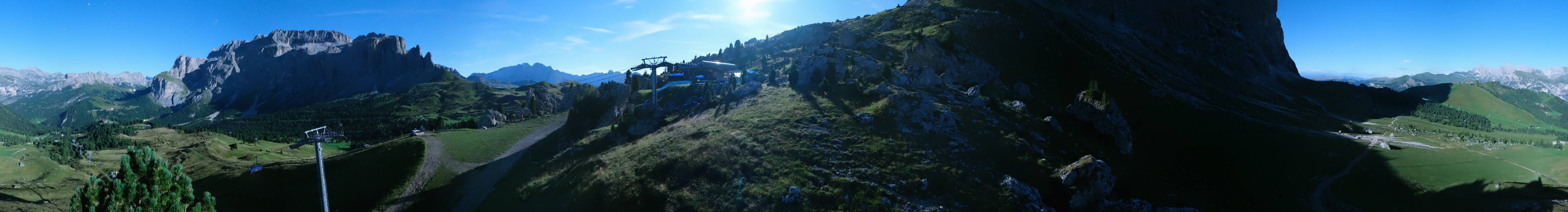Archived image Webcam Panorama Val Gardena: Citta dei Sassi