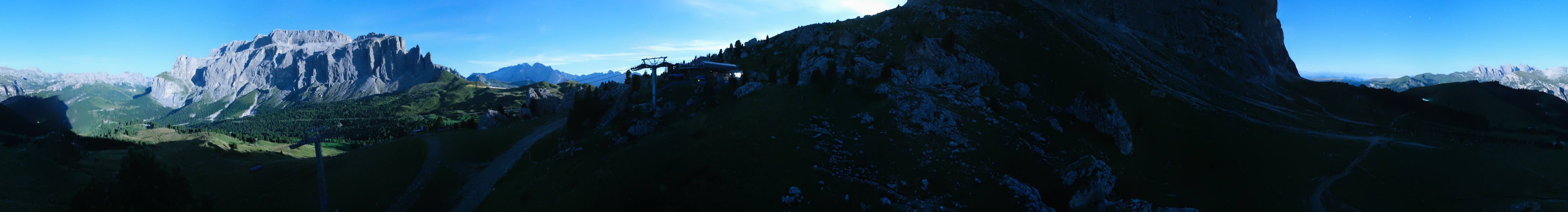Archived image Webcam Panorama Val Gardena: Citta dei Sassi