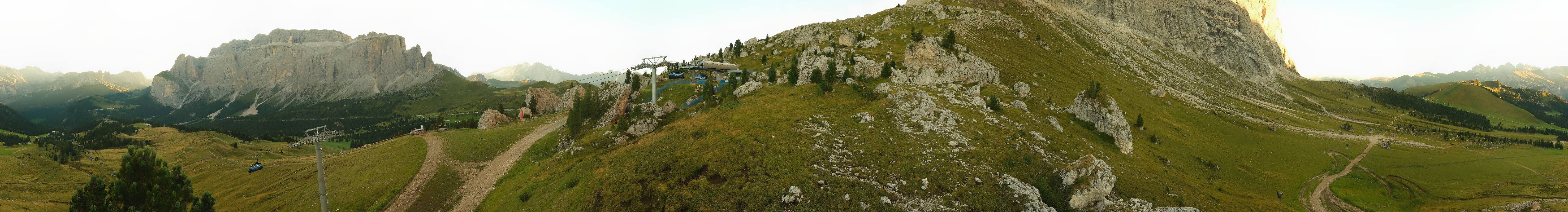 Archived image Webcam Panorama Val Gardena: Citta dei Sassi
