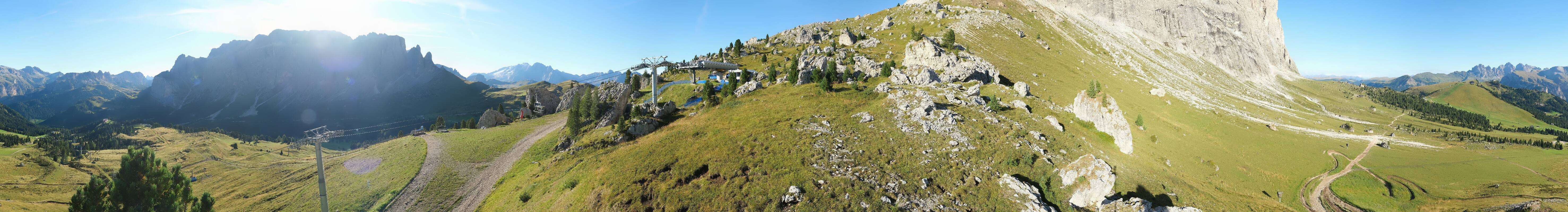 Archived image Webcam Panorama Val Gardena: Citta dei Sassi