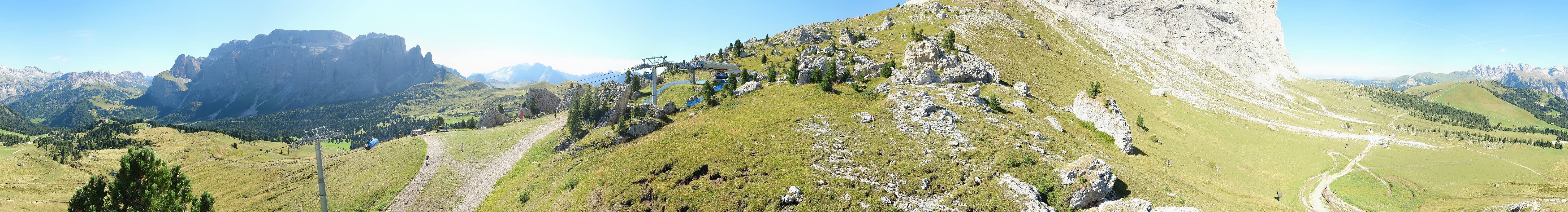 Archived image Webcam Panorama Val Gardena: Citta dei Sassi