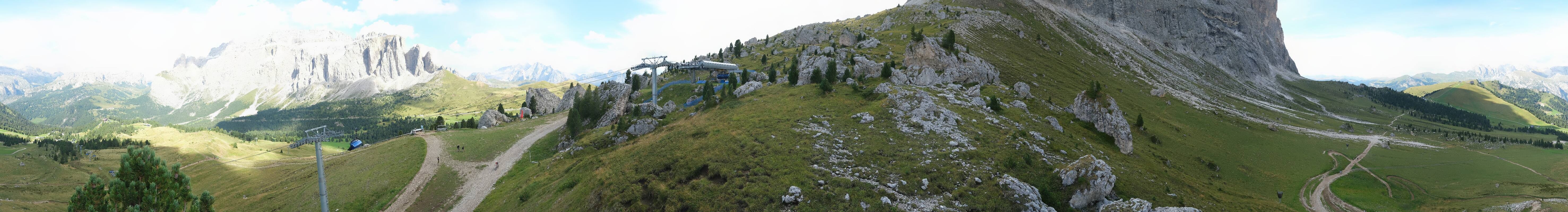 Archived image Webcam Panorama Val Gardena: Citta dei Sassi