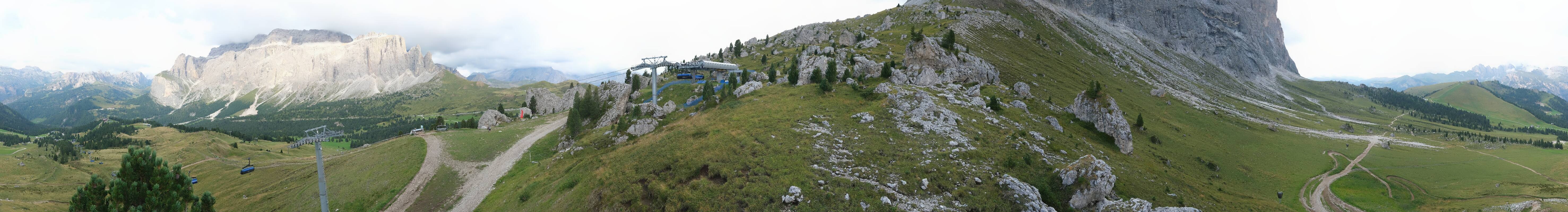 Archived image Webcam Panorama Val Gardena: Citta dei Sassi
