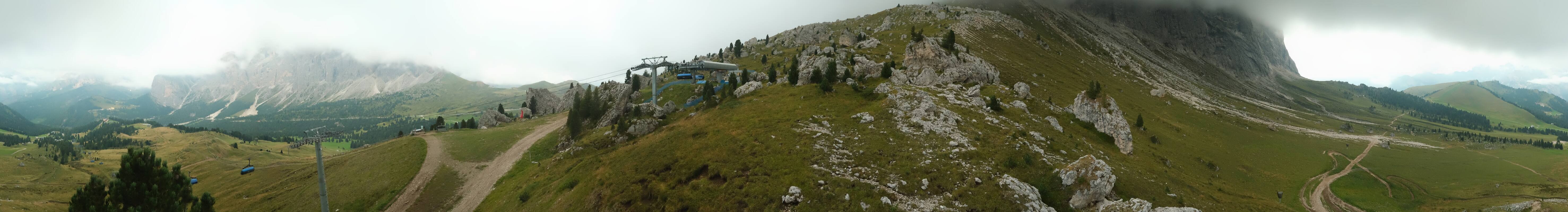 Archived image Webcam Panorama Val Gardena: Citta dei Sassi