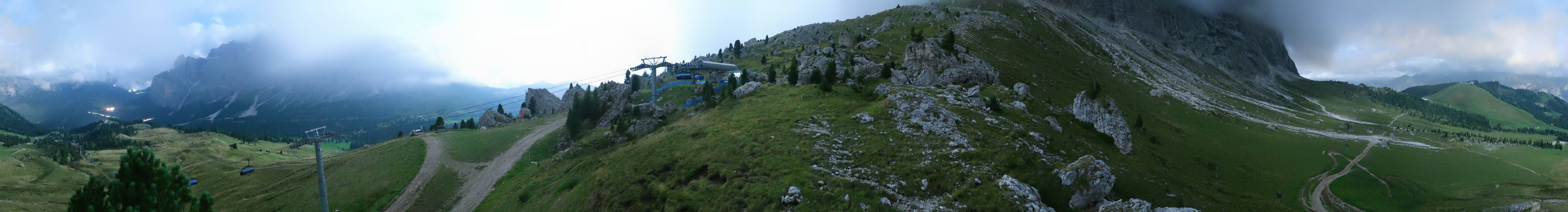 Archived image Webcam Panorama Val Gardena: Citta dei Sassi