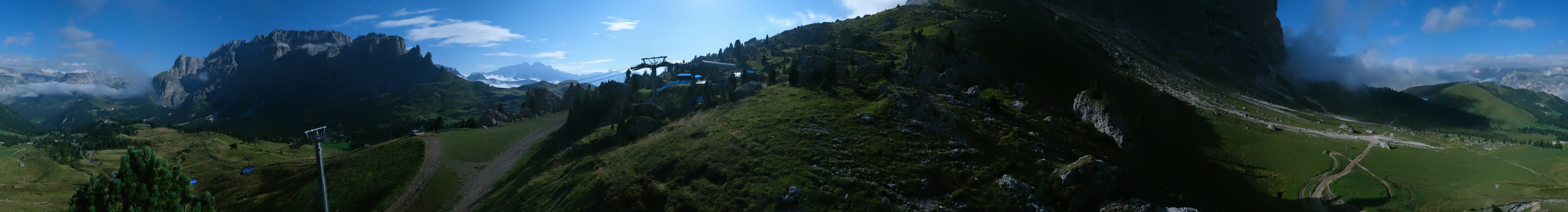 Archived image Webcam Panorama Val Gardena: Citta dei Sassi
