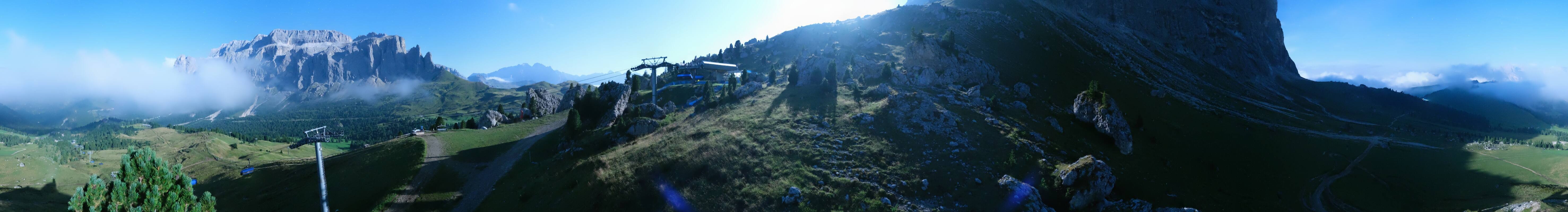 Archived image Webcam Panorama Val Gardena: Citta dei Sassi