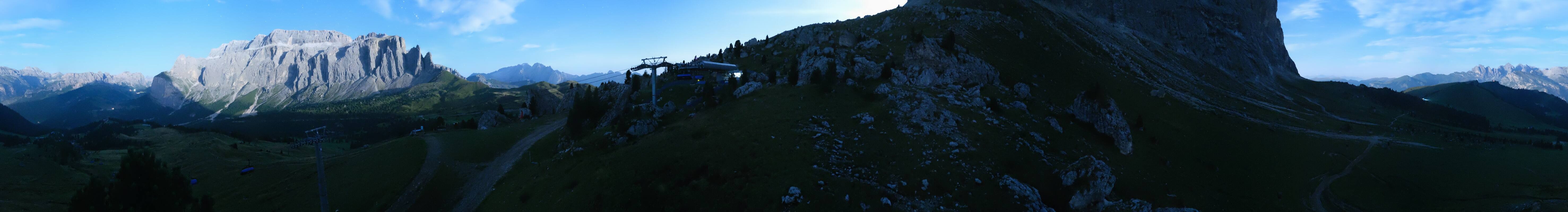 Archived image Webcam Panorama Val Gardena: Citta dei Sassi