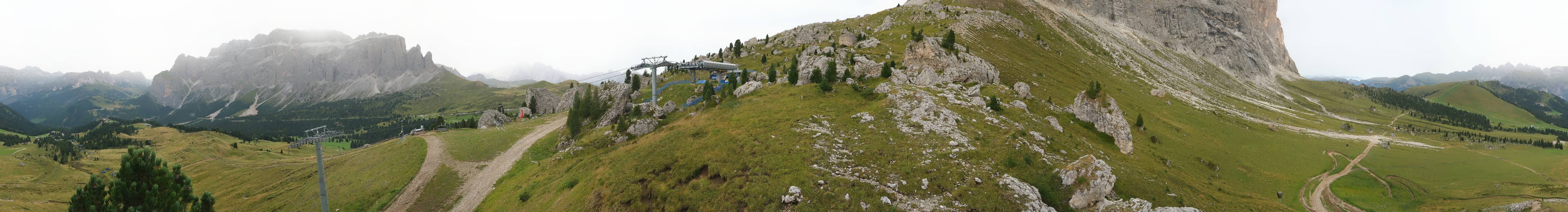 Archived image Webcam Panorama Val Gardena: Citta dei Sassi