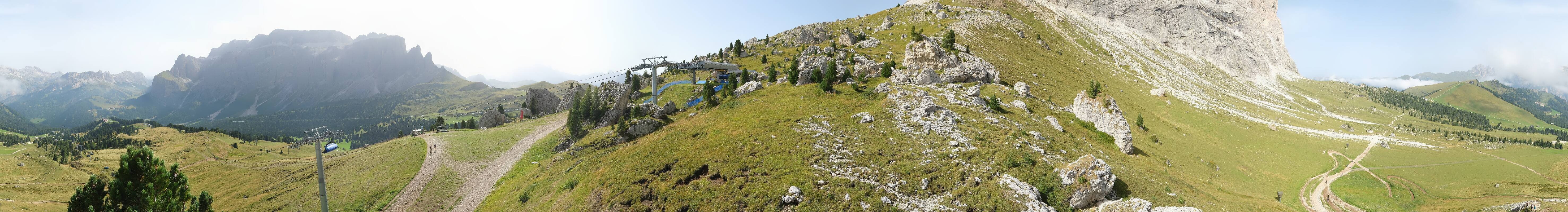Archived image Webcam Panorama Val Gardena: Citta dei Sassi